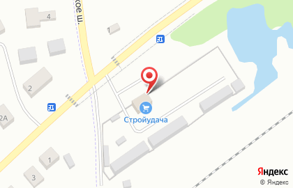 Магазин Стройудача в Красносельском районе на карте