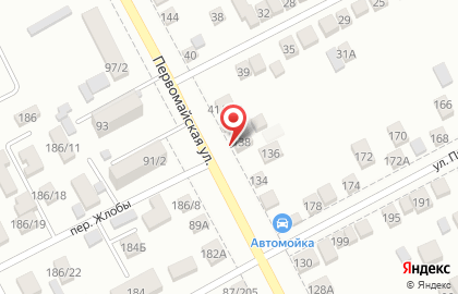Парикмахерская Красотка на Первомайской улице на карте