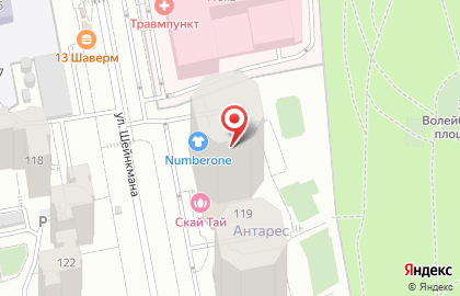 Страховая компания Ресо-гарантия на улице Шейнкмана на карте