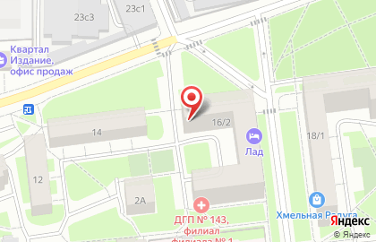 Продуктовый магазин в Москве на карте