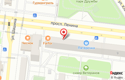 Магазин Электрохозтовары в Октябрьском на карте