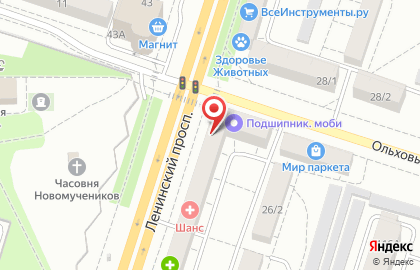 Юридическая компания Правовой город на Ленинском проспекте на карте