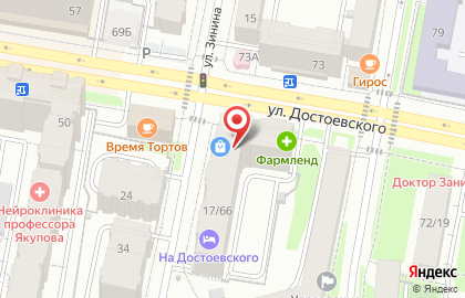 Багетная мастерская Иль-декор на улице Достоевского на карте