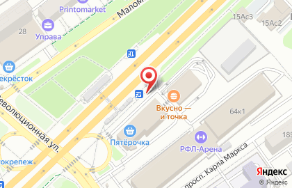 Шашлычный рай на Революционной улице на карте