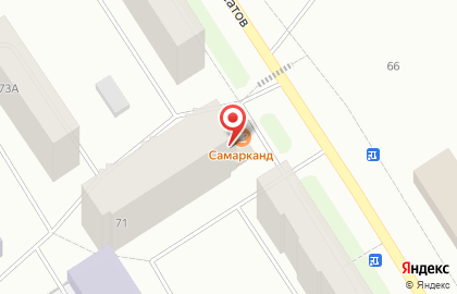 Кафе Самарканд в Центральном районе на карте