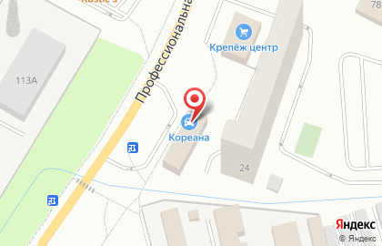 Магазин автозапчастей Кореана в Москве на карте