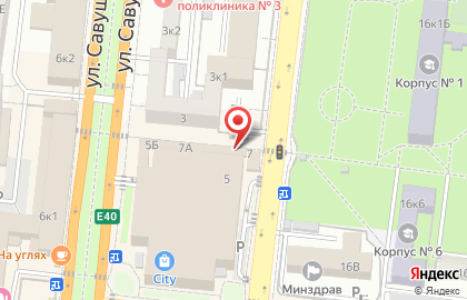 Продовольственный магазин Ангелина на улице Татищева на карте
