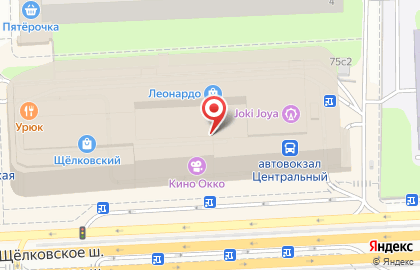 Кафе-пекарня Cinnabon на Щёлковском шоссе на карте