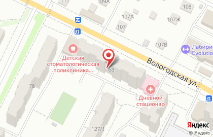 Детская стоматологическая поликлиника №7 в Орджоникидзевском районе на карте