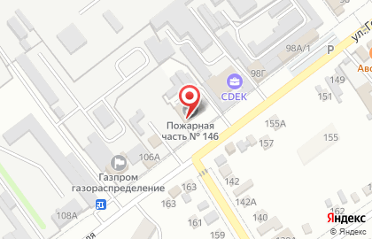 Пожарно-спасательная часть №146 на карте
