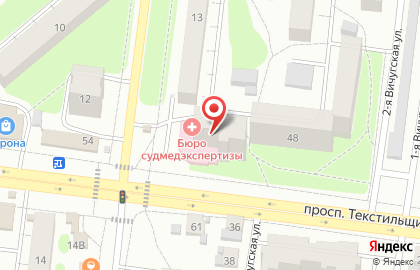 Городская библиотека №3 на проспекте Текстильщиков на карте