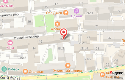 Гурман в Печатниковом переулке на карте