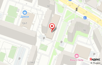 А5 на Тушинской на карте