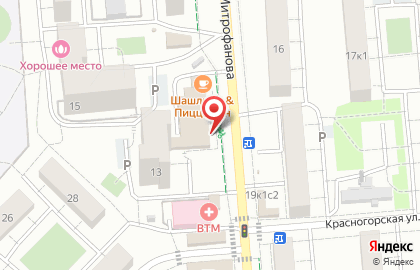Гипермаркет Дикси в Москве на карте