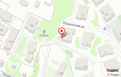 Продуктовый магазин Фаворит на Раздольной улице на карте