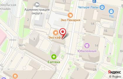 Магазин косметики и парфюмерии Комплимент на карте