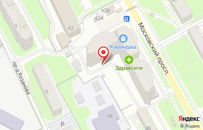 Салон-парикмахерская Афродита на Московском проспекте на карте