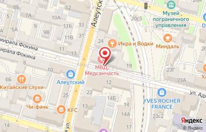 Магазин Огонёк на улице Адмирала Фокина на карте