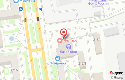 Кафе-кулинария Брусника в Заельцовском районе на карте