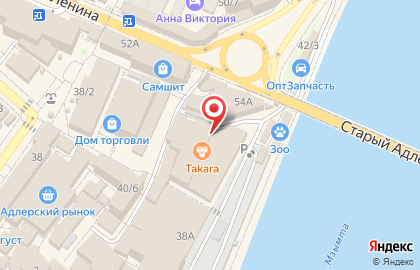 Магазин Рыболов в Сочи на карте