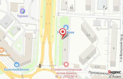 Отделение службы доставки Boxberry на проспекте Строителей на карте