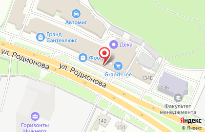 Фирменный магазин Pro-СТО в Нижегородском районе на карте