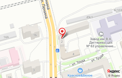 Шиномонтажная мастерская garage на проспекте Ленина на карте