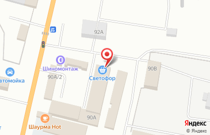 Магазин-склад Светофор на улице Шишкова на карте