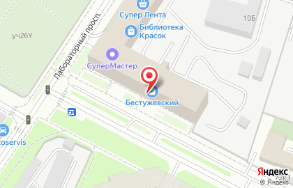 Автошкола 4 Колеса на Бестужевской улице на карте