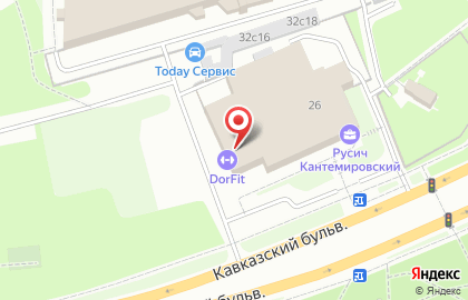 Фитнес клуб DorFit на карте