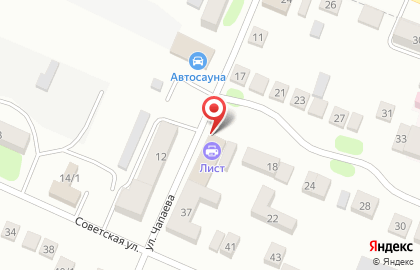 Типография Лист на Московской улице на карте