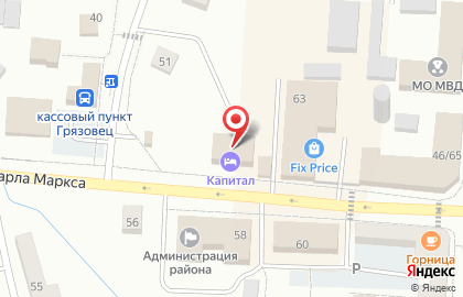 Гостиница Капитал на карте