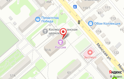 Парикмахерская Чародейка на Минской улице на карте