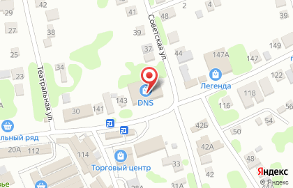 Супермаркет цифровой и бытовой техники DNS на улице Сощенко на карте