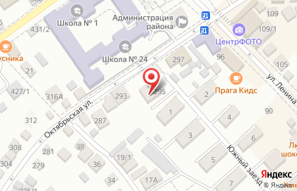 ОАО АКБ Росбанк на Октябрьской улице на карте