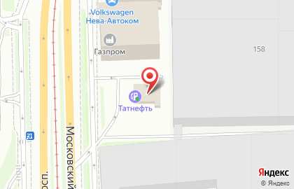 Поликлиника Газпром на Московском на карте