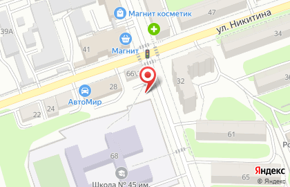 Киоск по продаже фруктов и овощей на Николо-Козинской улице на карте