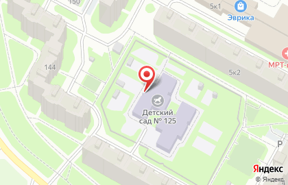 Детский сад №125 на Караваевской улице на карте