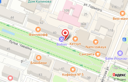 Магазин книг, пазлов и открыток на карте