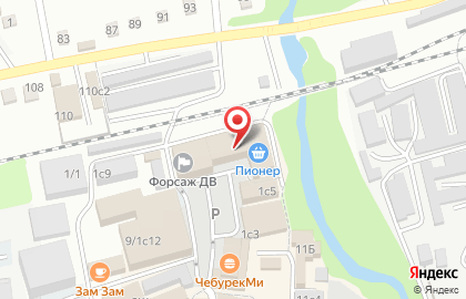 Строительный супермаркет Успешный на карте