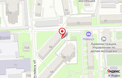 Продуктовый магазин Рыжий в Центральном районе на карте