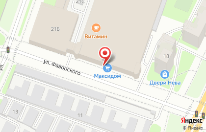 Гипермаркет Максидом на Гражданском проспекте на карте