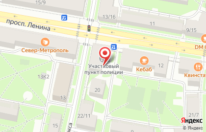 Автошкола Ковчег в Колпино на карте