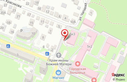 Городская больница г. Железноводска на карте