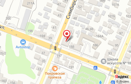 Интернет-магазин автозапчастей ADEO.PRO на Симбирской улице на карте