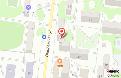 Парикмахерская Чио Чио на Гвардейской улице на карте