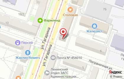 Салон домашнего текстиля и тканей Спал Спалыч в Ленинском районе на карте
