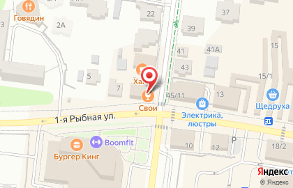 Барбершоп Свои в Москве на карте