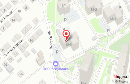 Супермаркет Everyday в Октябрьском районе на карте
