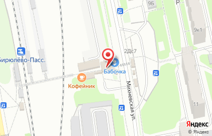 Магазин хлебобулочных изделий в Восточном Бирюлево на карте
